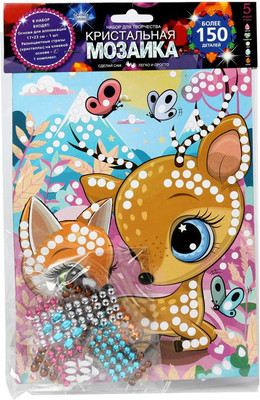 

Набор алмазной вышивки, Лесные друзья / CRYST-114764