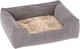 Лежанка для животных Савушка XL / ЛЖ-01-К\БЖ-80х60 (коричневый/бежевый) - 