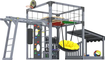 

Игровой комплекс, Куб–4 с подушками / С-КУБ-04-С-ПДШ