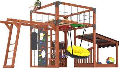 

Игровой комплекс, Куб–4 с подушками / С-КУБ-04-МХГ-ПДШ