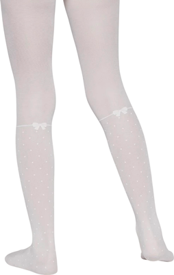 Колготки детские Conte Elegant Milana нарядные (р.128-134, bianco) - 