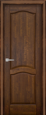 Дверь межкомнатная Vi Lario ДГ Лео 60x200 (античный орех)