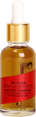 Масло для лица Bio World Botanica эликсир для сухой и чувствительной кожи (30мл)