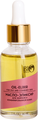 Масло для лица Bio World Botanica эликсир для жирной и комбинированной кожи (30мл)