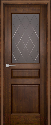 Дверь межкомнатная Vi Lario ДО Валенсия 60x200 (античный орех)