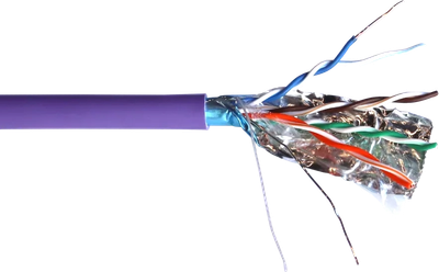 Кабель Lanmaster TWT-5EFTP-NGLS (305м, фиолетовый) - 