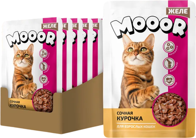 

Влажный корм для кошек, Курица в желе