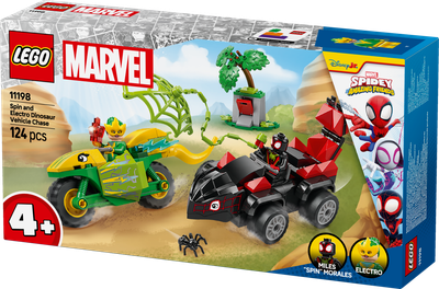 Конструктор Lego Marvel Погоня Диногонщика Спина за Электро / 11198 - 