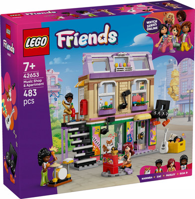 Конструктор Lego Friends Музыкальный магазин и квартира / 42653 - 
