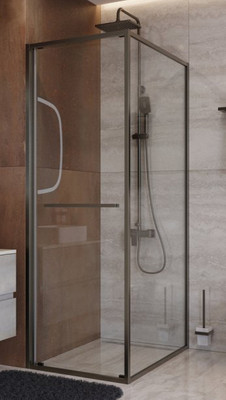 

Душевой уголок, LUX-AH-FS-1-90/80-C-GM