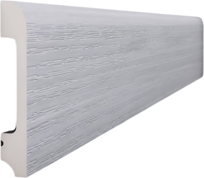 Плинтус SOLID 8 UHD 05/80 (2.4м, дуб серебристый) - 