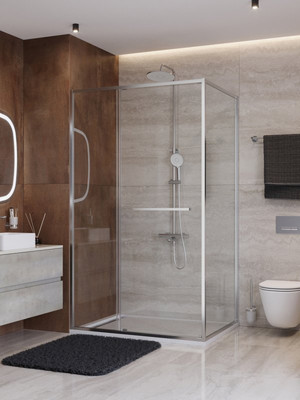 

Душевой уголок, LUX-AH-FS-11-130/100-C-CR