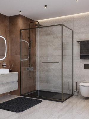 

Душевой уголок, LUX-AH-FS-11-140/90-C-GM