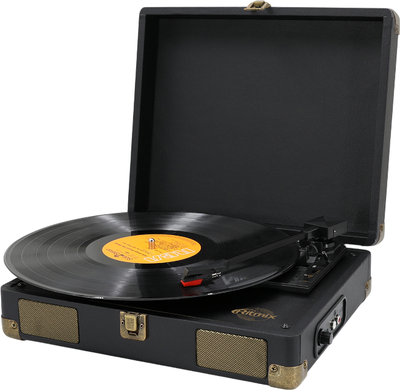 Проигрыватель виниловых пластинок Ritmix LP-100 (черный) - 