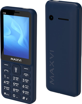 Мобильный телефон Maxvi C38 (синий) - 
