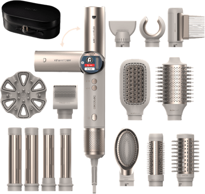 Мультистайлер Cecotec AirGlam 14 в 1 Flex Champagne / 114727 - 