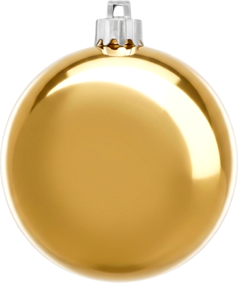 

Шар новогодний, 10 см глянец