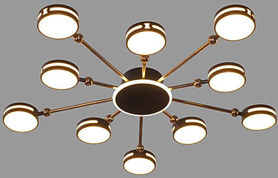 Люстра Aitin-Pro H77119/10+1T (черный/золото) - 