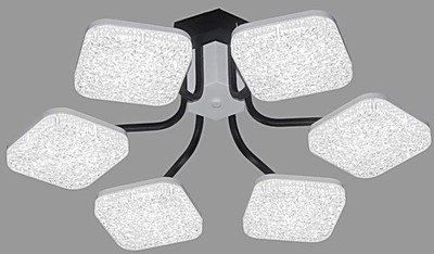 Люстра Aitin-Pro H26188/6 (белый/черный) - 