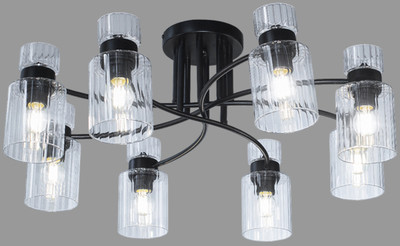 Люстра Aitin-Pro НПБ 02-8x40-105 / 07555/8 (черный) - 