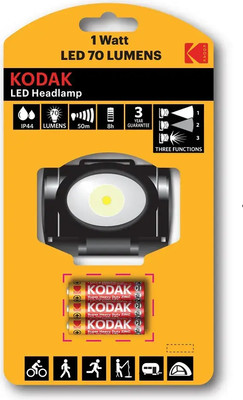 Фонарь Kodak LED Нeadlamp 1W/70lm +3AAA / 30413863 - 