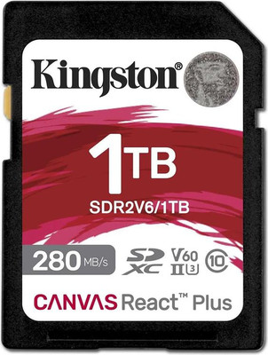 Карта памяти Kingston Canvas React Plus SDXC 1TB (SDR2V6/1TB) - 
