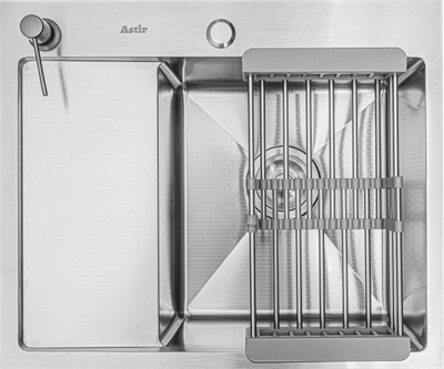 

Мойка кухонная, Decor Satin C58x48R