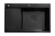 Мойка кухонная Astir Decor PVD Black C78x51BR (с сифоном, дозатором и коландером) - 