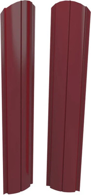 Штакетник металлический Скайпрофиль Европланка-Свитязь 130 Пэ-RAL3005/3005 (1.2м, 10шт) - 