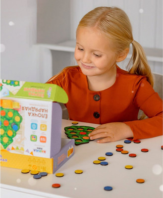 

Сортер, Радуга Кидс Елочка нарядная с карточками / 9406918