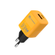 Адаптер питания сетевой Atomic UniQ G331 GAN 33W USB A+C / 10.184 (желтый) -