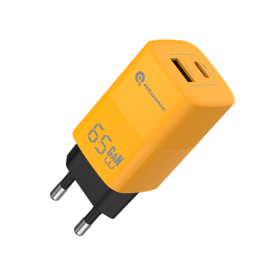 

Адаптер питания сетевой, UniQ G651 GAN 65W USB A+C / 10.187