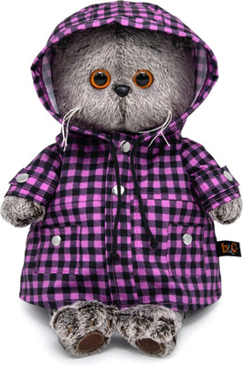 

Мягкая игрушка, Кот Басик в клетчатом плаще / 10583642