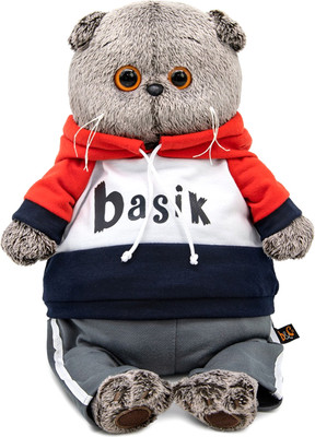 

Мягкая игрушка, Кот Басик в костюме в стиле спорт-шик / 10880339