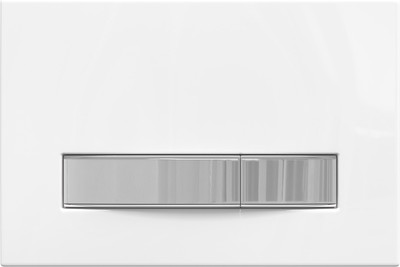 Кнопка для инсталляции Berges Atom Line 049232 (белый/хром глянец) - 