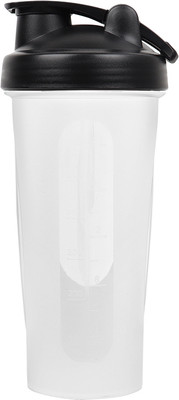 Шейкер спортивный Darvish DV-S-87CL (600мл, черный/прозрачный) - 