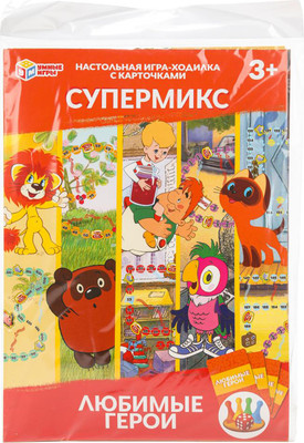 

Настольная игра, Союзмультфильм. Любимые герои. Супермикс / 4630395016568