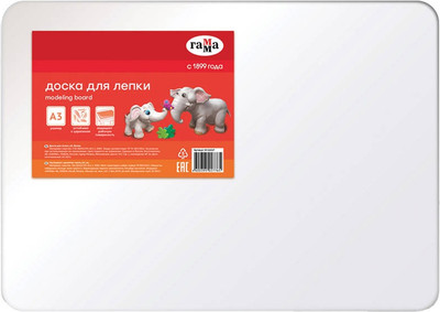 Доска для лепки ГАММА Гамма / 10122027 (белый) - 