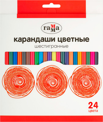 Набор цветных карандашей ГАММА / 2001244_24