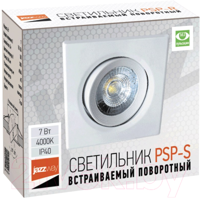 Точечный светильник JAZZway 7 Вт PSP-S 9044 4000К / 5004542