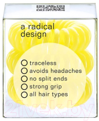 Изображение товара Набор резинок для волос Invisibobble Submarine Yellow