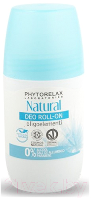 Дезодорант шариковый Phytorelax Natural Deo With Oligoelements (50мл)