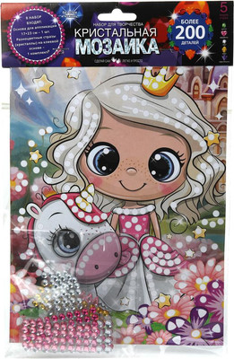 

Набор алмазной вышивки, Кристальная мозаика Принцесса / CRYST-114768