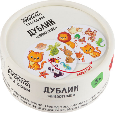 

Настольная игра, Дублик. Животные / НИ_66568