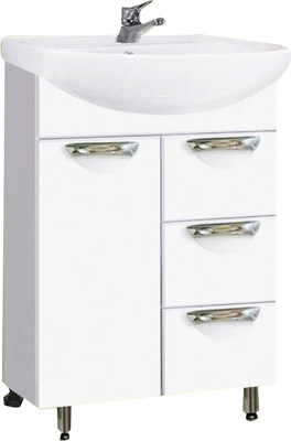 Тумба под умывальник Vako Ника Балтика 60 3 ящика / 11566 - 