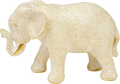 Статуэтка Вещицы Слон декоративный Tin-29 (золотой) - 