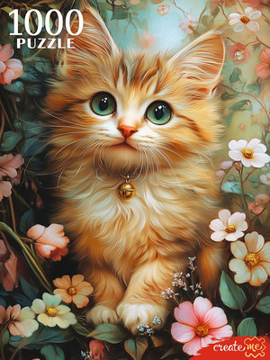 

Пазл, Котенок в цветах 16+ / П1000-8275