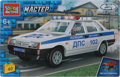 

Конструктор, Lada ВАЗ-21099 Полиция / 30058-CY