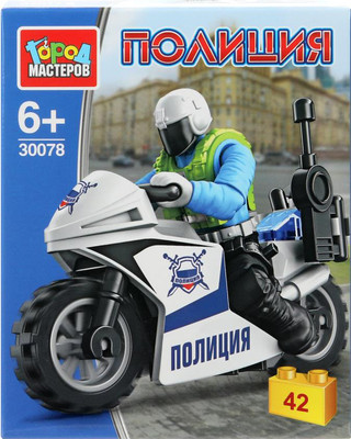 

Конструктор, Полицейский на мотоцикле / 30078-XJ
