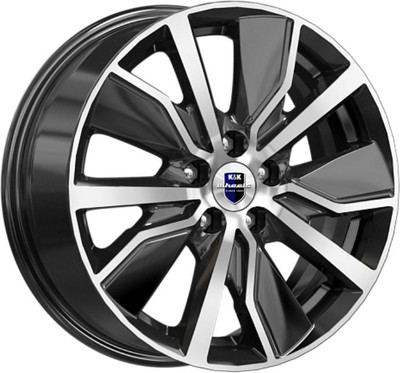 

Литой диск, Гамбит 16x6.5" 5x114.3мм DIA 60.1мм ET 45мм Алмаз черный